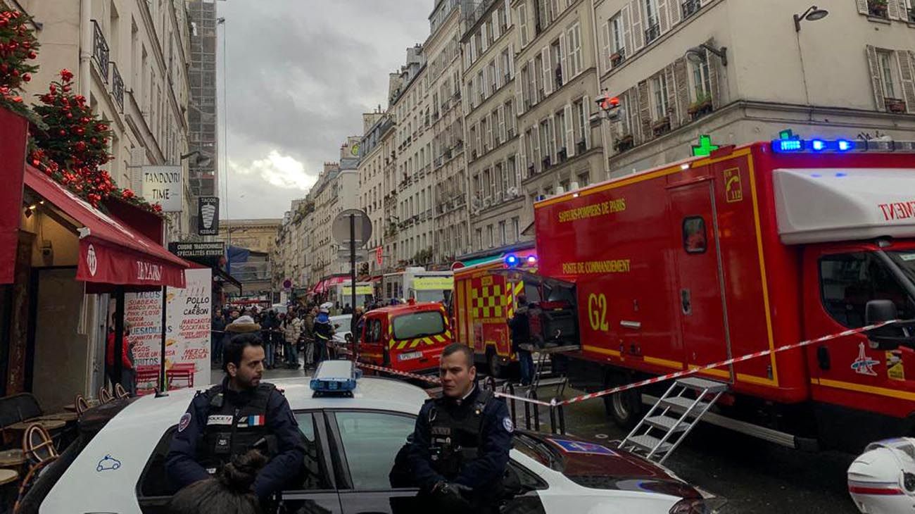 Tiroteo en el centro de París