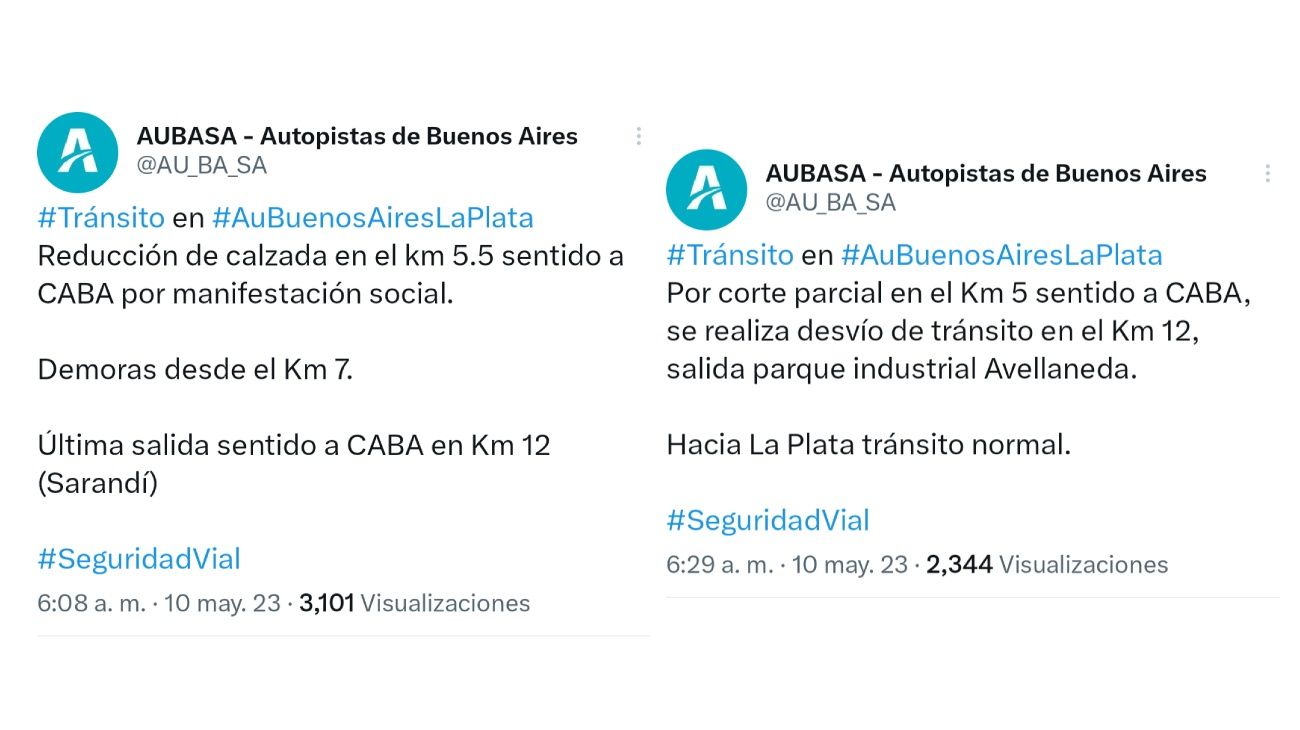 Protesta de micros de larga distancia