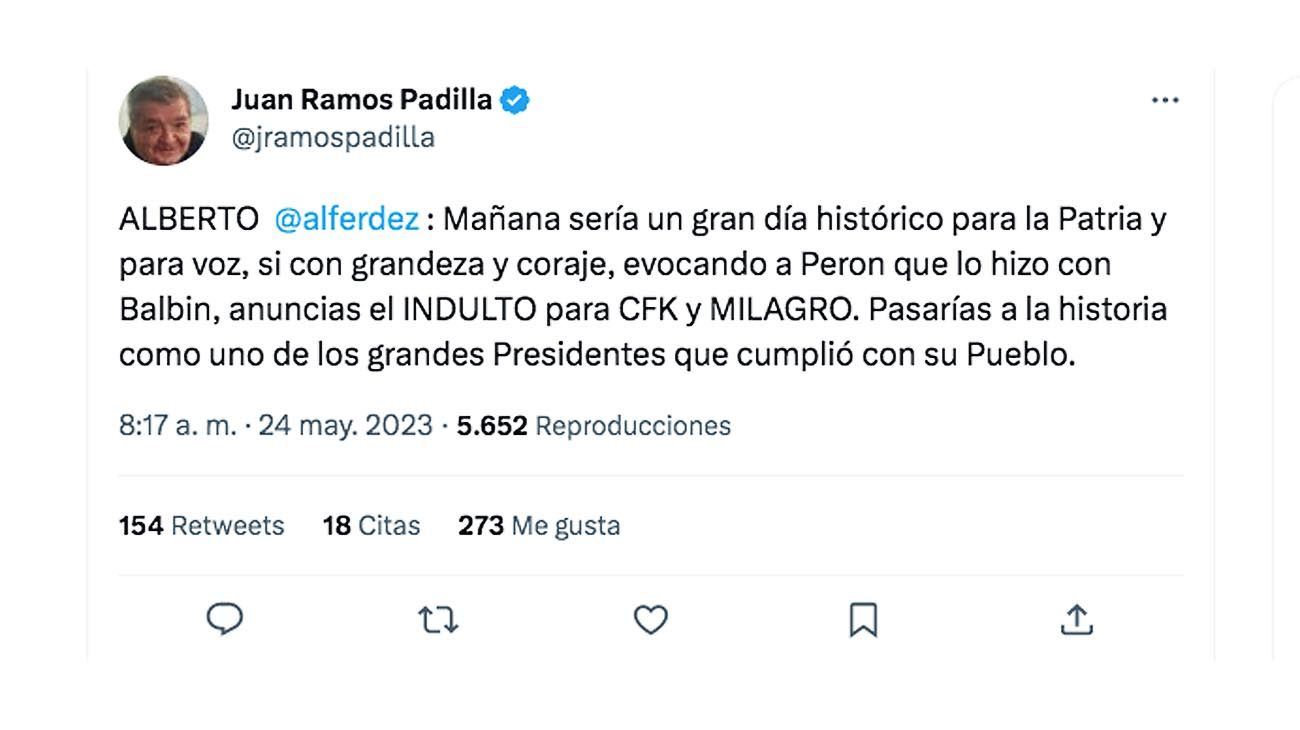 Mensaje del Juez Padilla