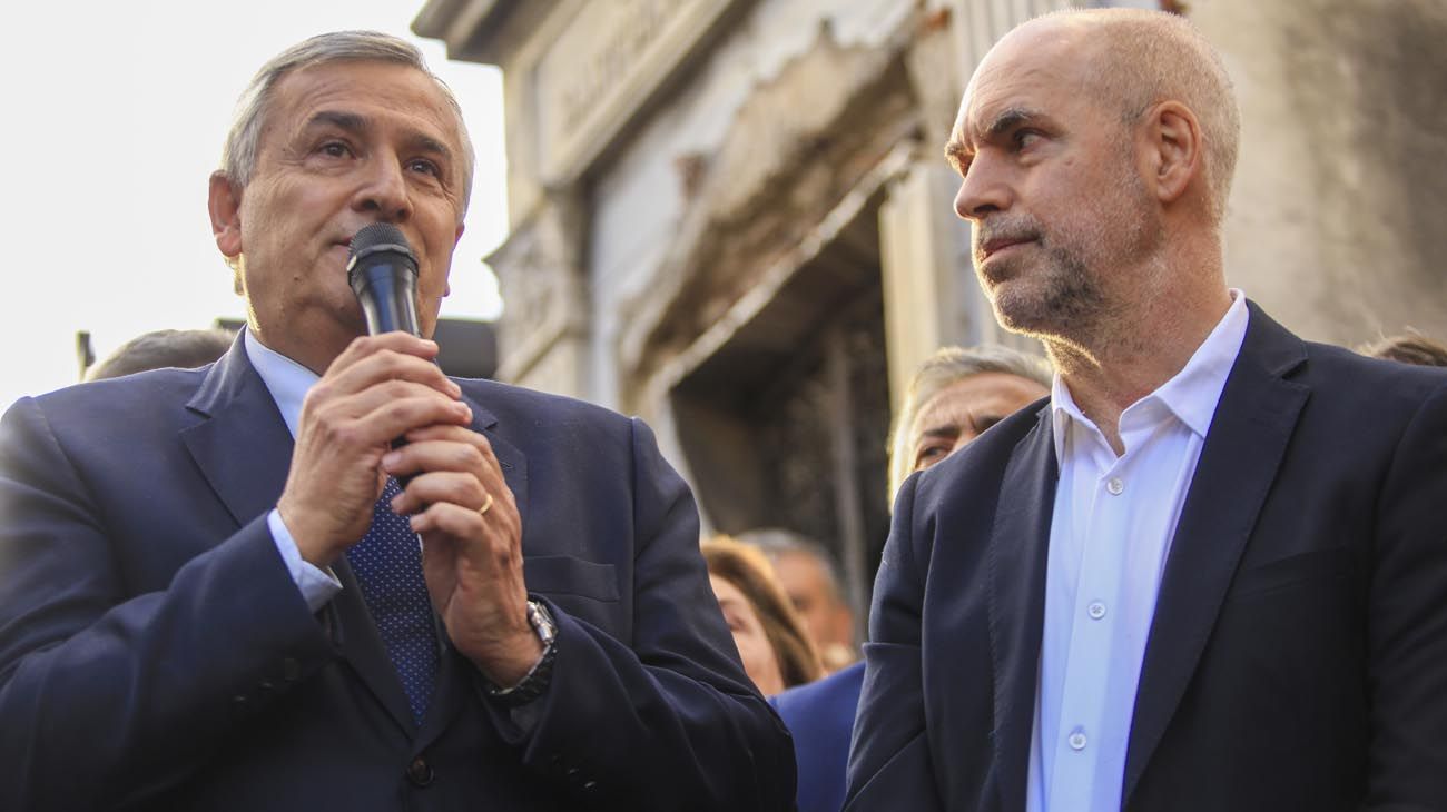 Gerardo Morales y Horacio Rodríguez Larreta
