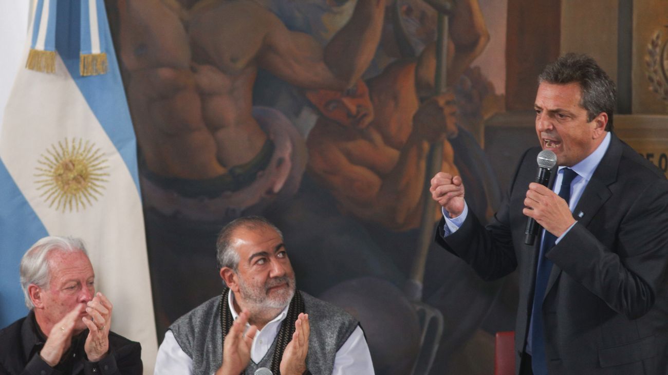 El discurso de Massa en la CGT.