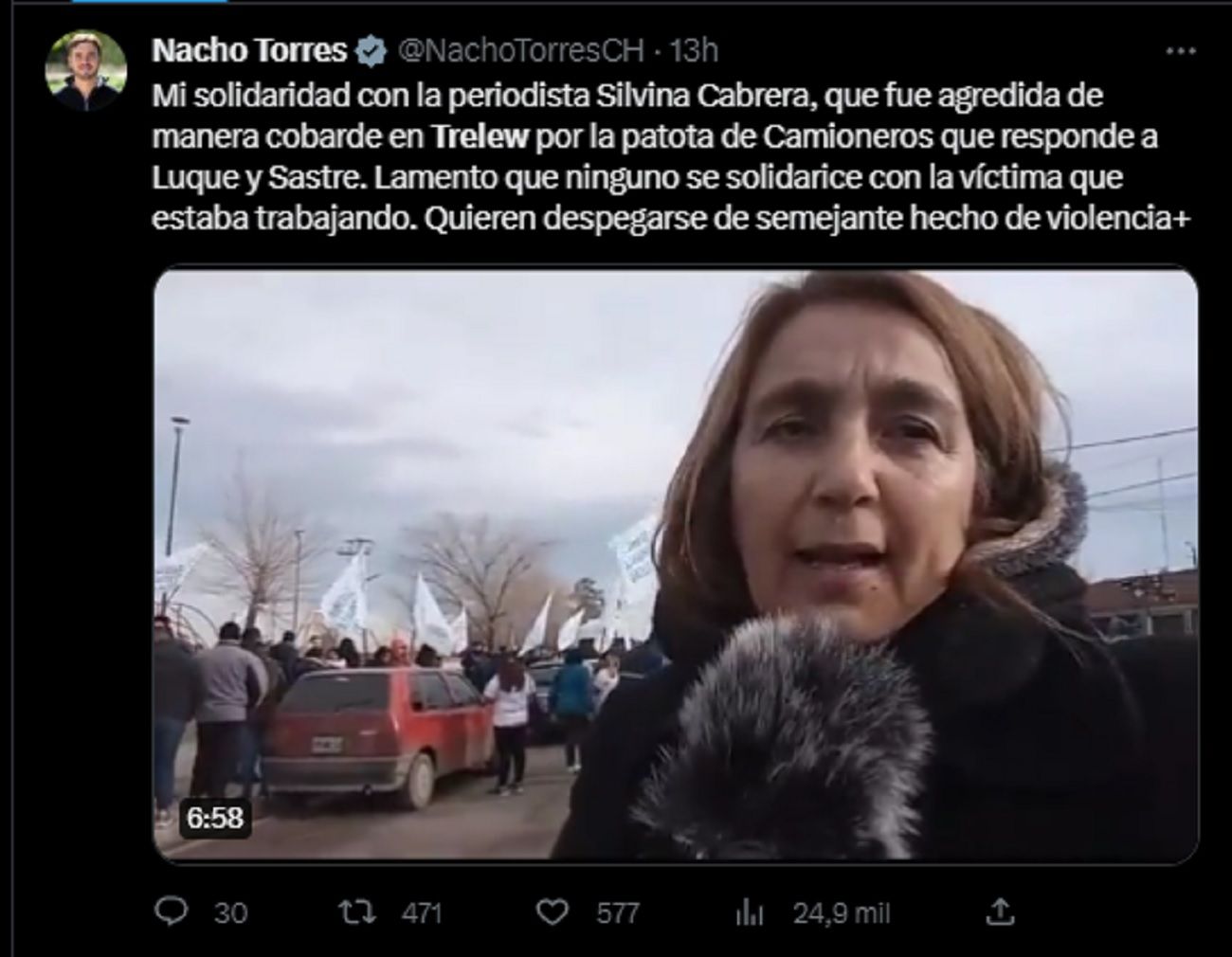 Chubut, un acto de campaña terminó a los tiros