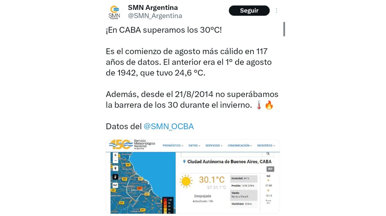Servicio Meteorológico Nacional