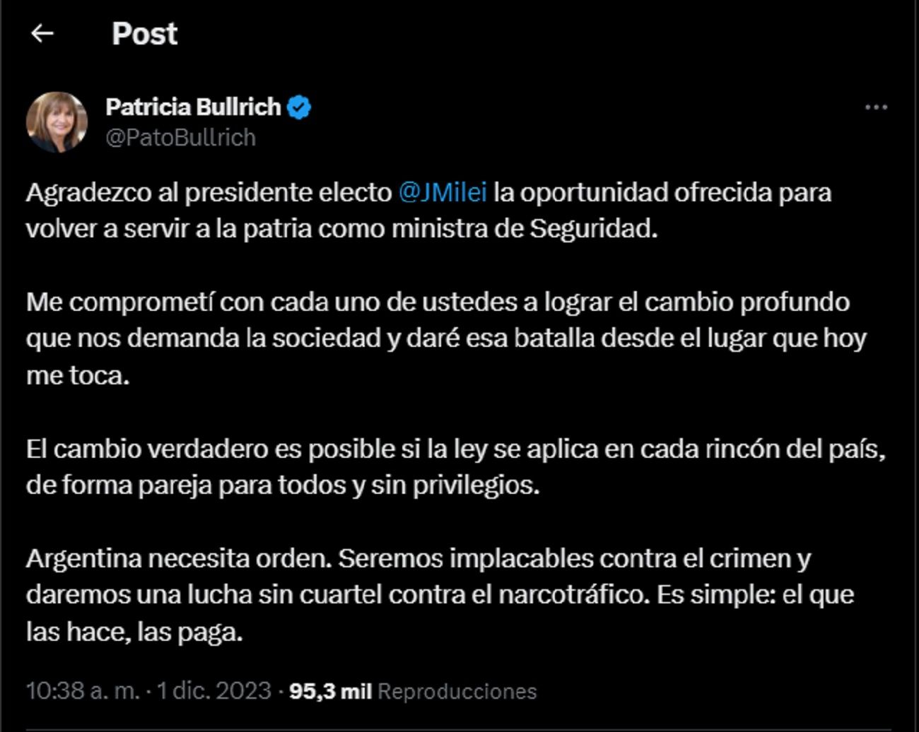 Patricia Bullrich
