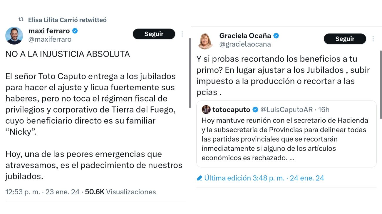 Luis Caputo - Miguel Ángel Pichetto