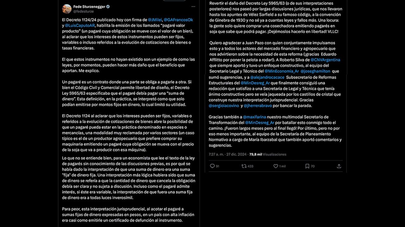 Mensaje de Fede Sturzenegger