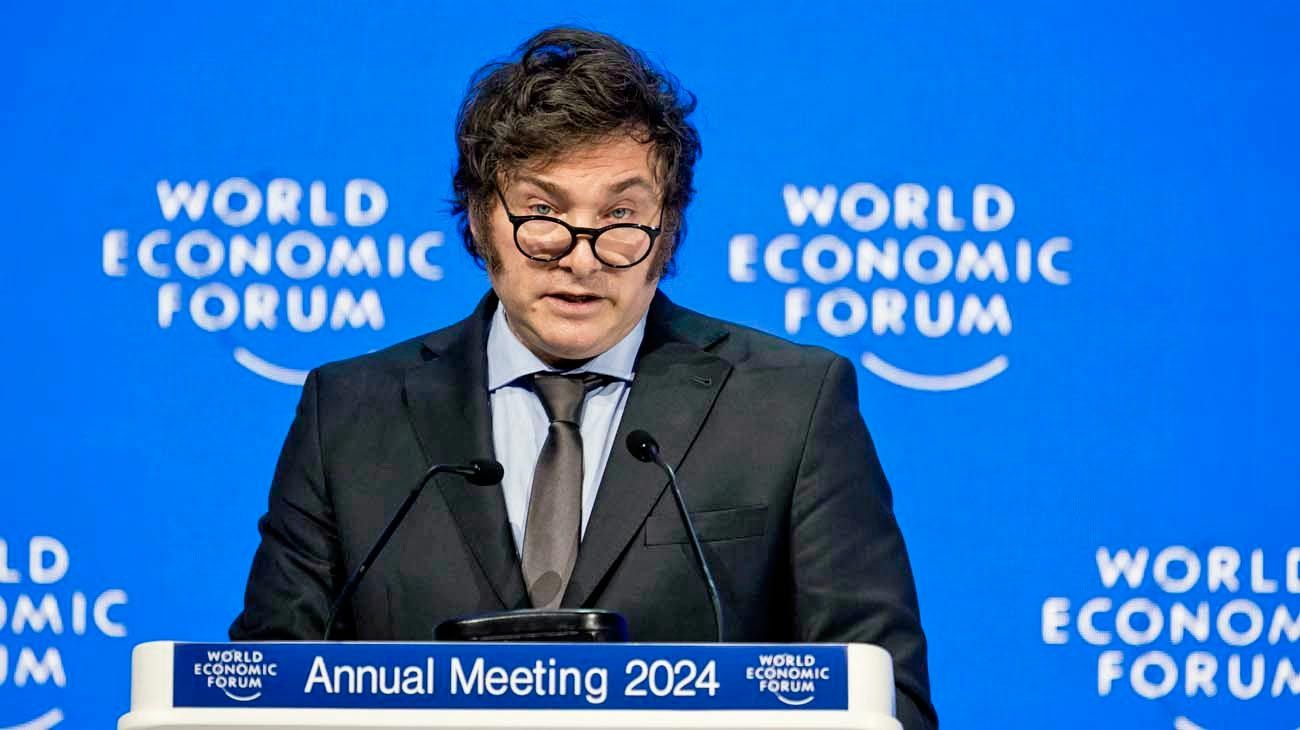 Milei en Davos