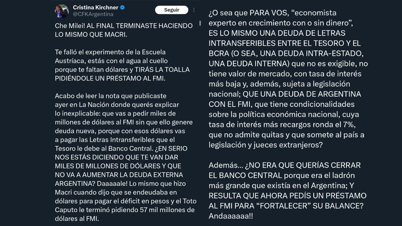 Tuit Cristina