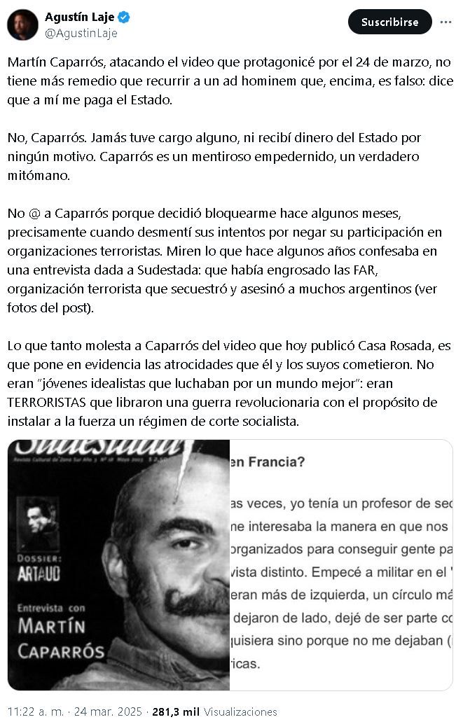 Respuesta de Laje a Caparrós