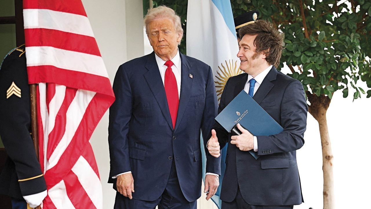 Donald Trumo y Javier Milei