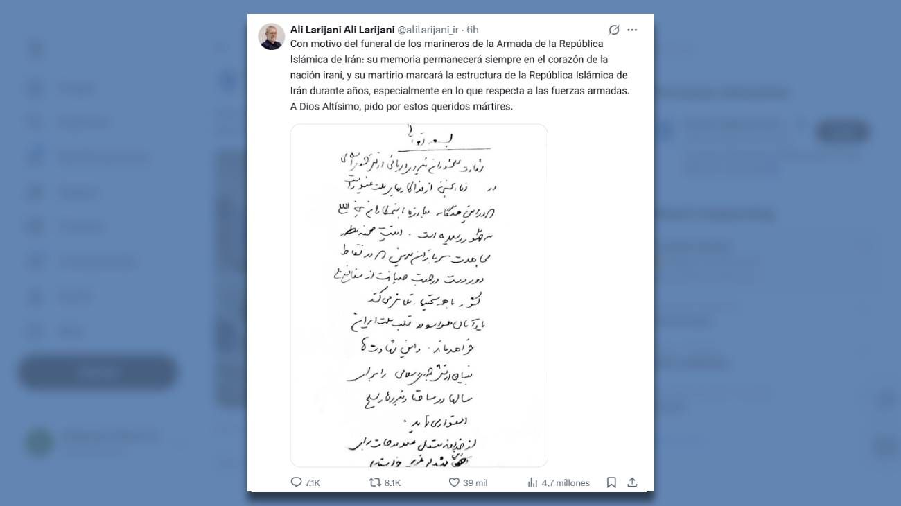 Posteo Ali Larijani 17032026
