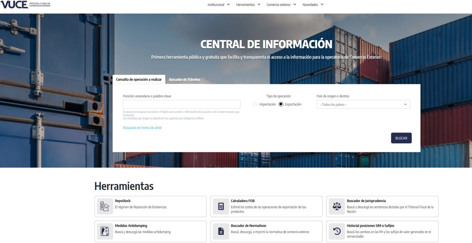 Ventanilla Unica de Comercio Exterior (VUCE)