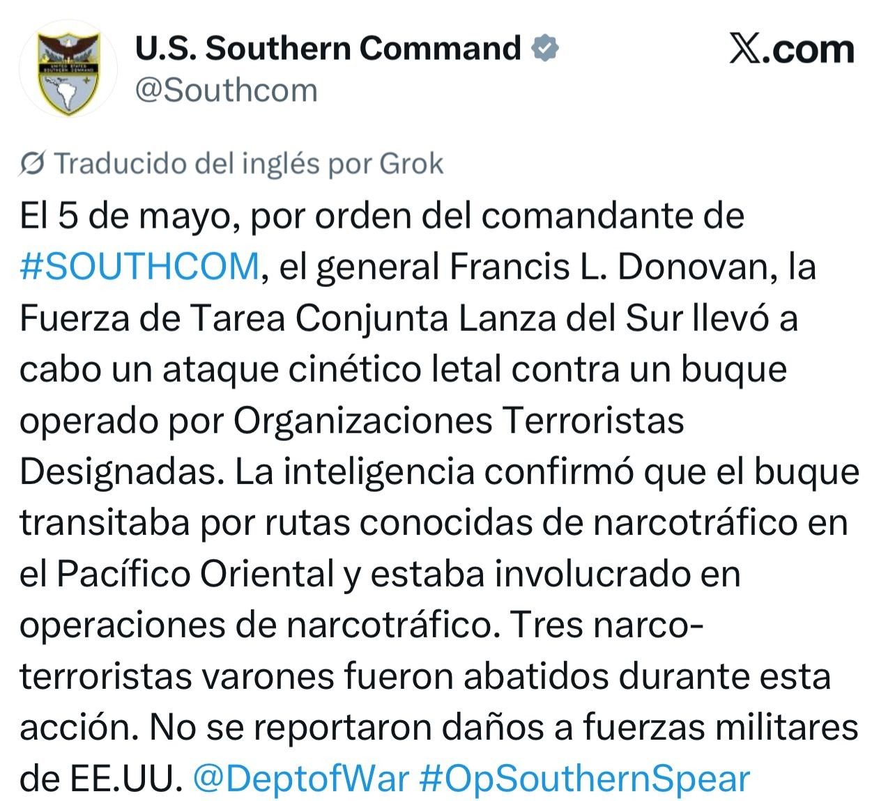 SOUTHCOM X