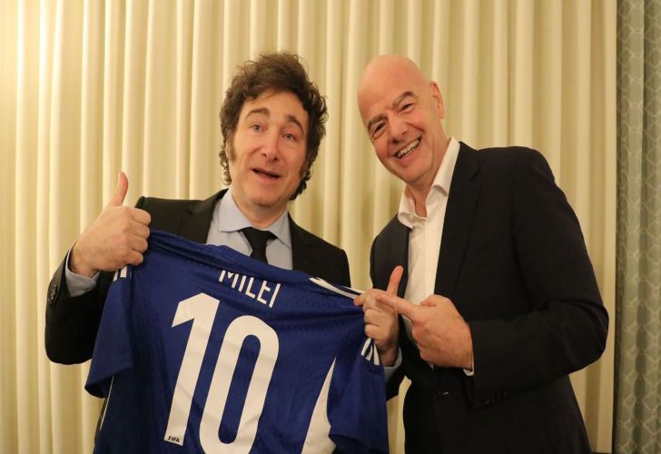 Milei e Infantino