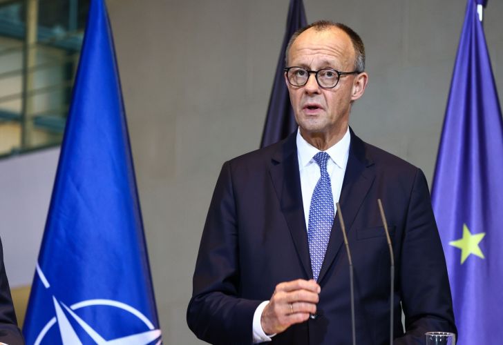 Poland's Prime Minister Donald Tusk Visits Germany's Chancellor Friedrich Merz