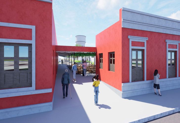 Fachada futuro Centro Cultural de Montecristo