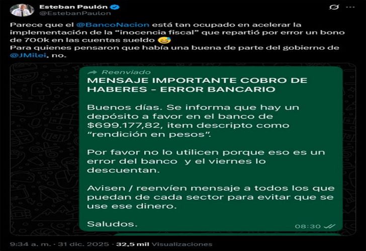 X Esteban Paulón 31122025