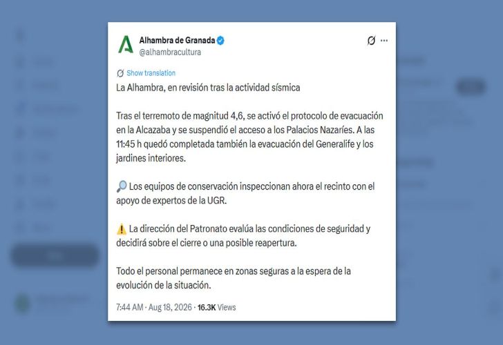 Posteo Alhambra de Granada