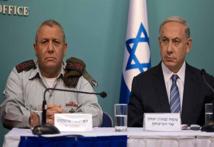 Gadi Eisenkot y Netanyahu
