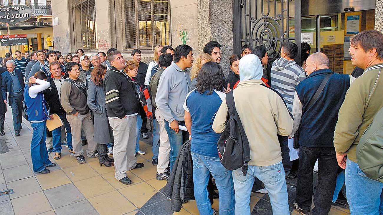 Desempleo, un drama profundizado por la pandemia. Foto: Cedoc.