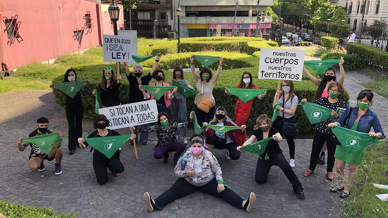 Campaña por la legalización del aborto. Foto: Gentileza Escritoras Argentinas.