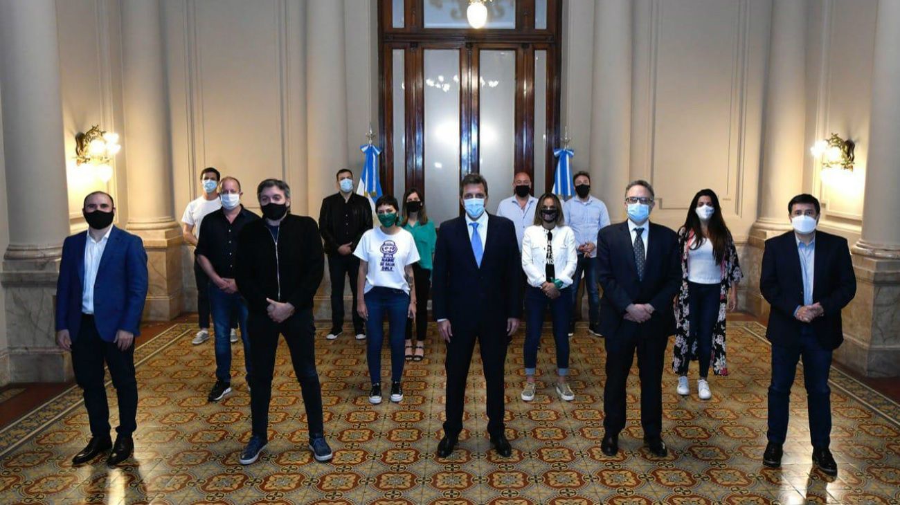 La muestra de unidad del oficialismo.