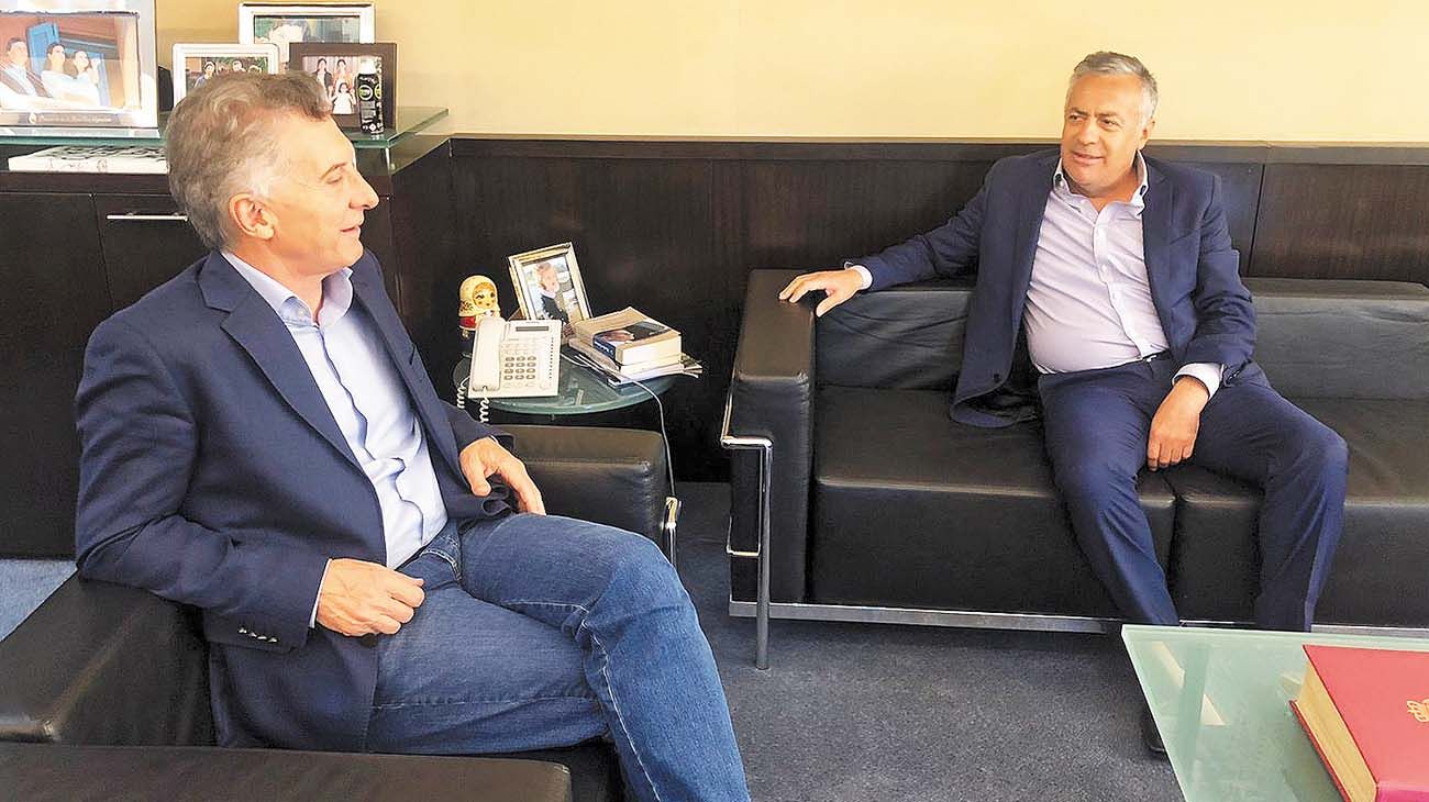 Macri y Cornejo