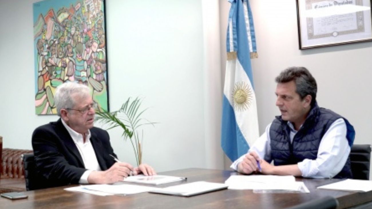 Gabriel Rubinstein y Sergio Massa