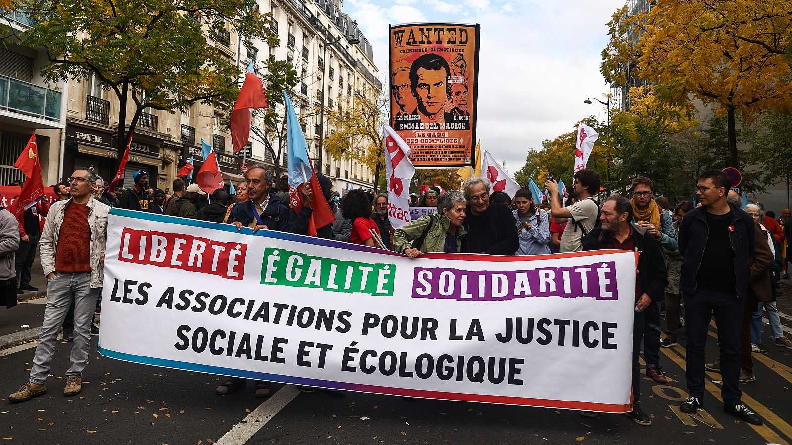 Huelgas en Francia