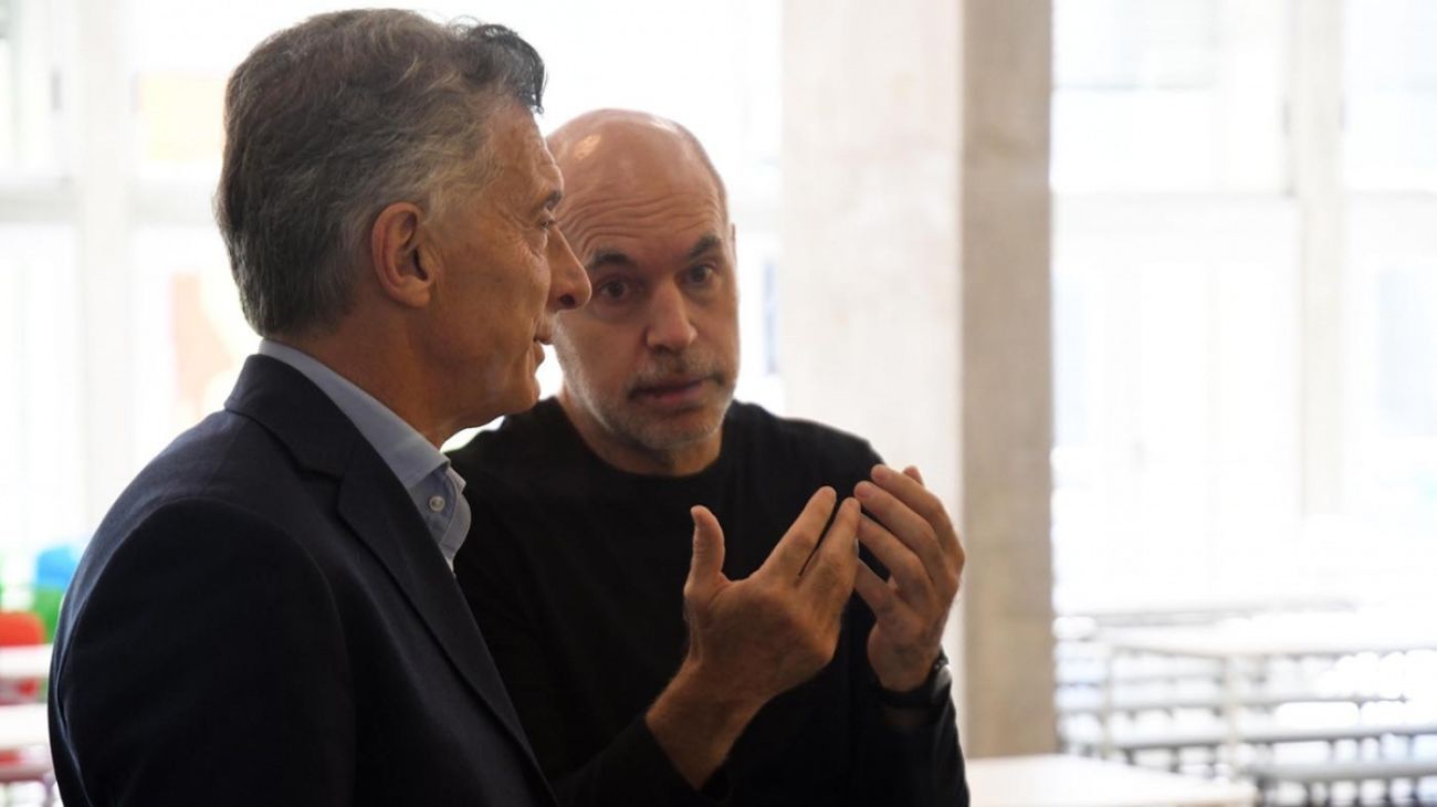 Horacio Rodríguez Larreta y Mauricio Macri