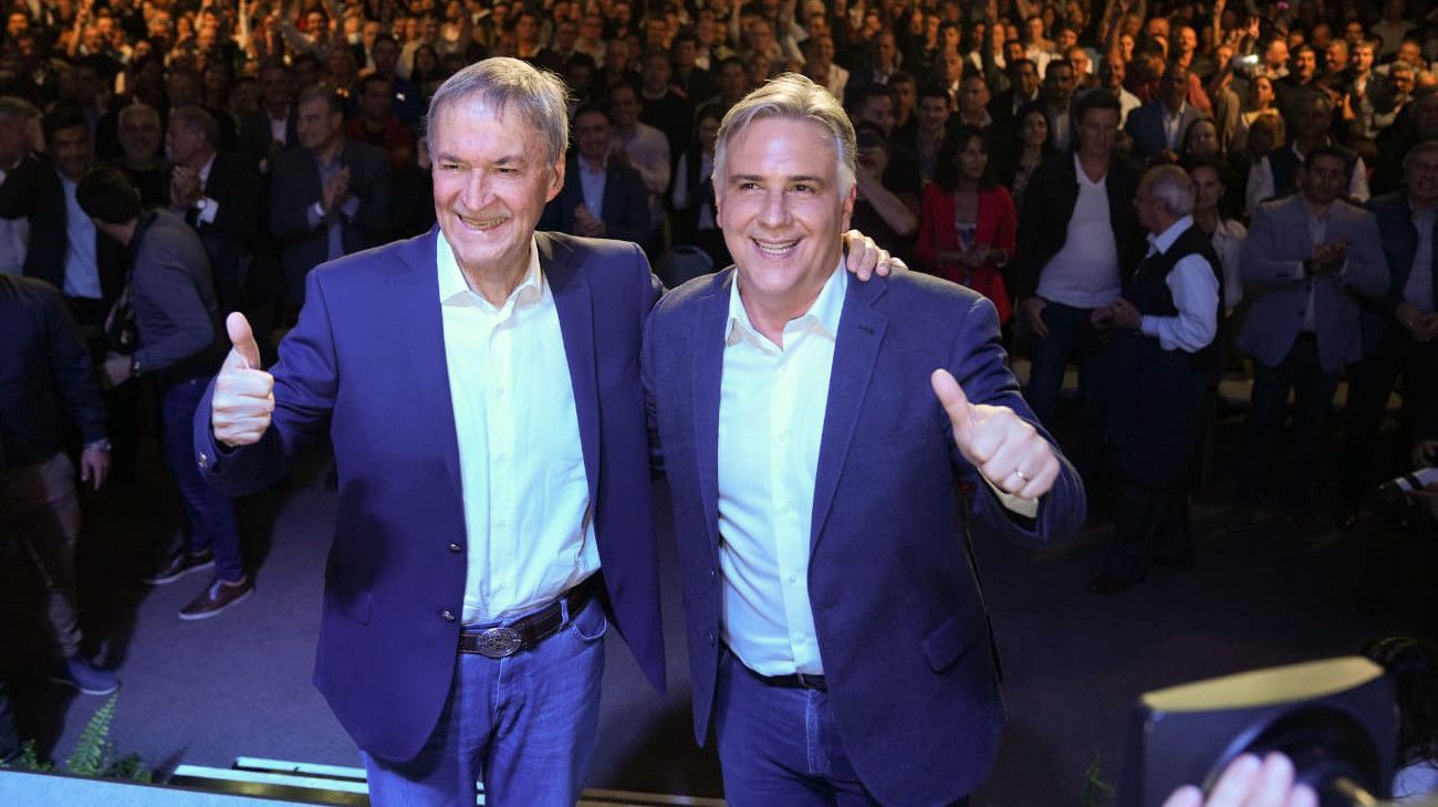 Juan Schiaretti y Martín Llaryora