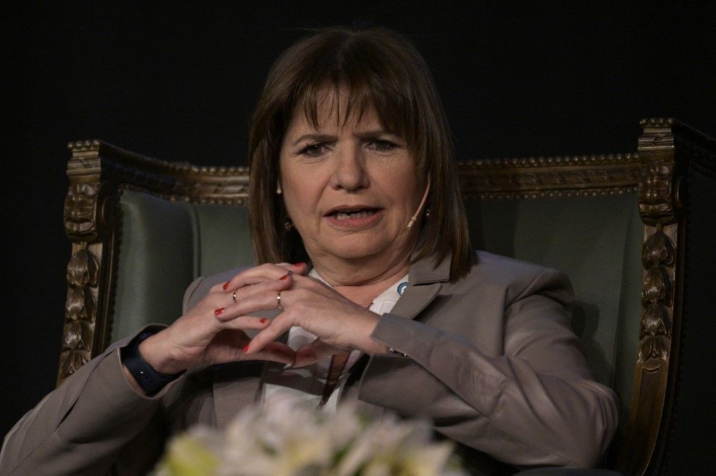 Patricia Bullrich en La Rural
