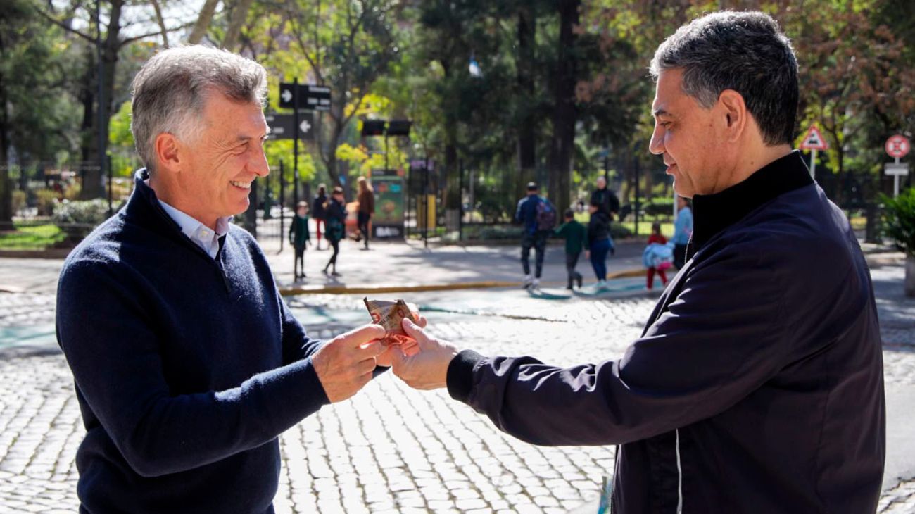 Jorge y Mauricio Macri