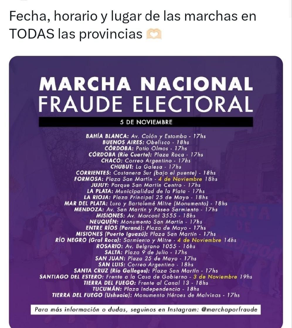 marcha fraude