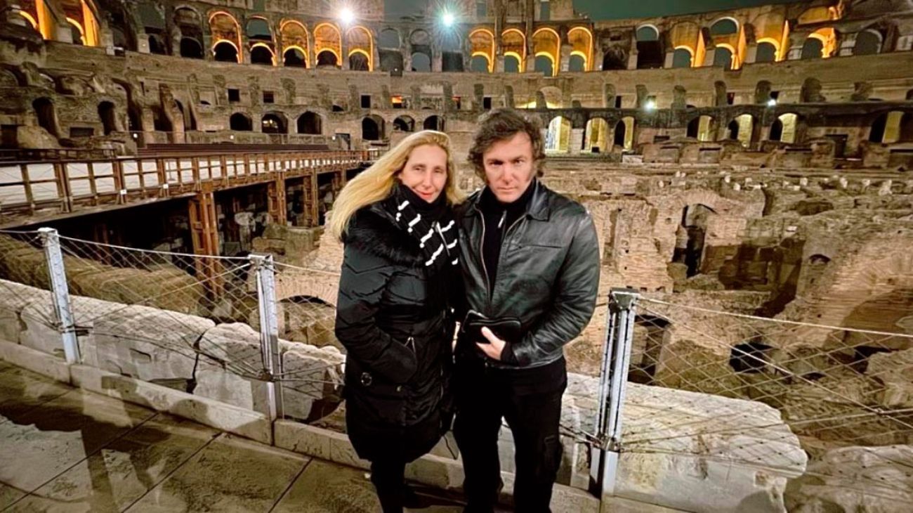 Javier y Karina Milei