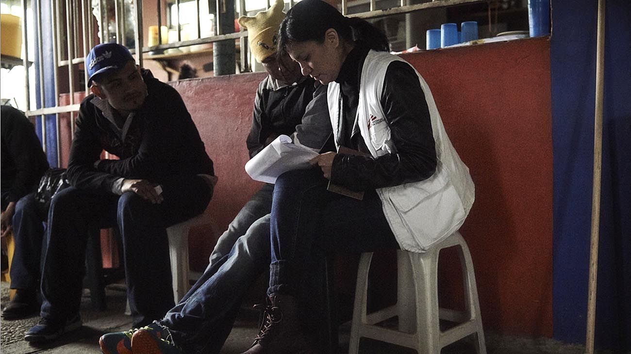 José Alberto, 38 años, Honduras: "Me vine porque estaba amenazado por las pandillas". Foto: Gentileza Médicos Sin Fronteras